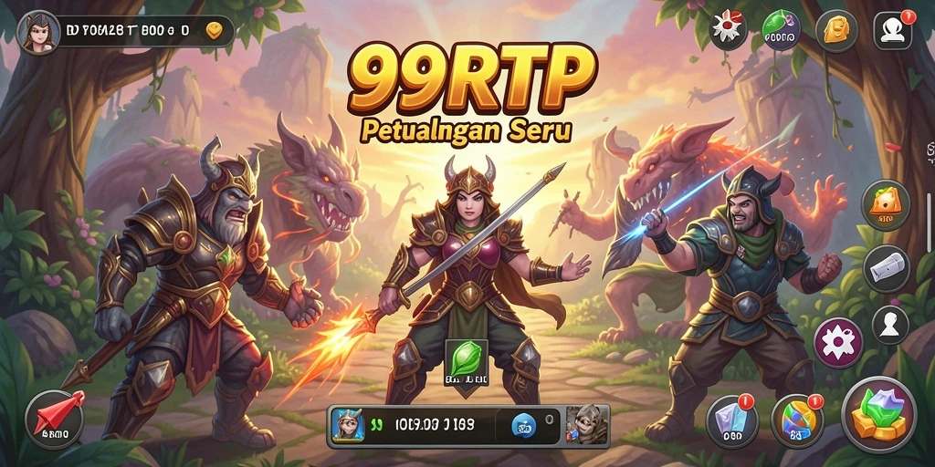 Tampilan gameplay seru di dunia petualangan 99RTP.