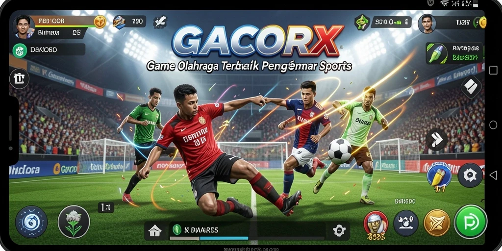 Tampilan gameplay seru di GACORX dengan berbagai cabang olahraga.