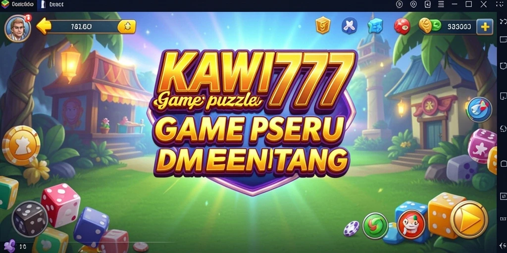Tampilan gameplay seru dari KAWI777 dengan teka-teki menarik.
