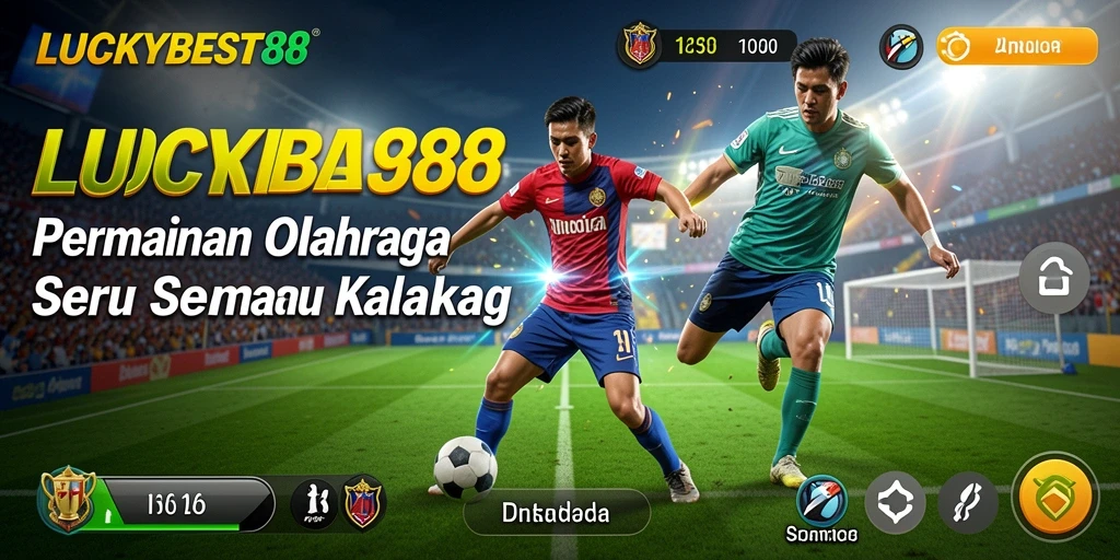 Tampilan gameplay seru LUCKYBEST88 dengan kompetisi olahraga.