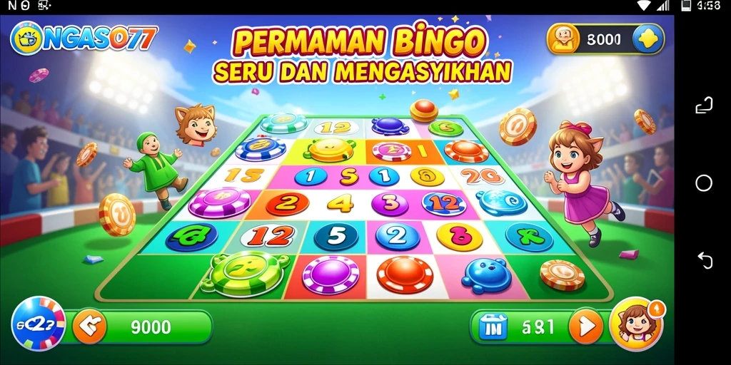 Tampilan gameplay Bingo di NGASO77 yang menarik dan interaktif.