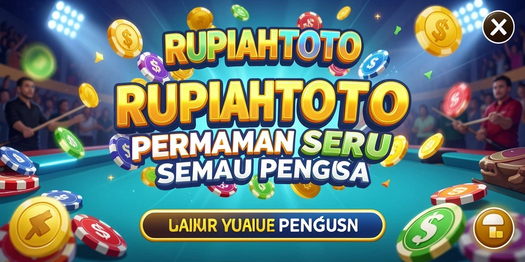 Tampilan gameplay seru dan interaktif di RUPIAHTOTO.